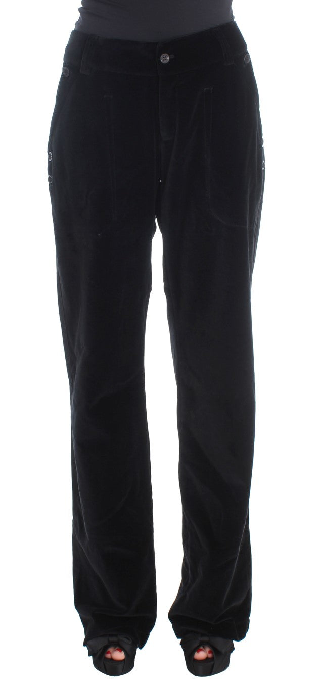 Ermanno Scervino Black Straight Leg Jeans for Women
