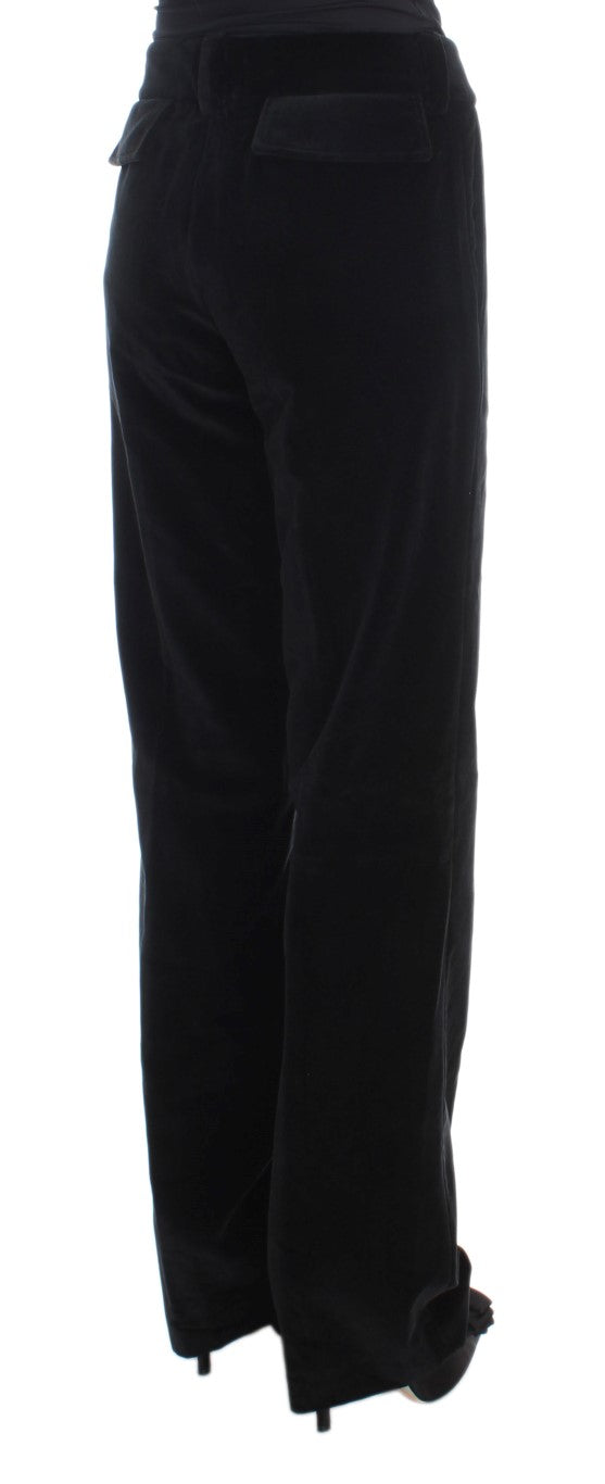 Ermanno Scervino Black Straight Leg Jeans for Women side view