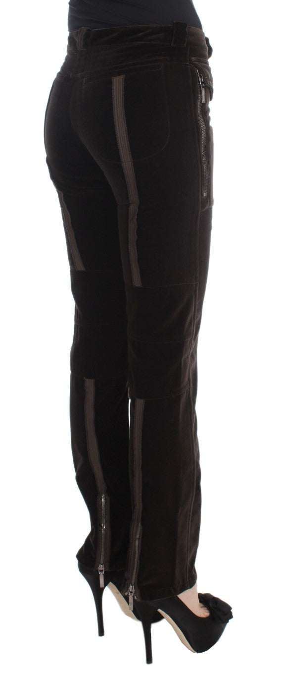 Ermanno Scervino Brown Casual Pants for Women side view