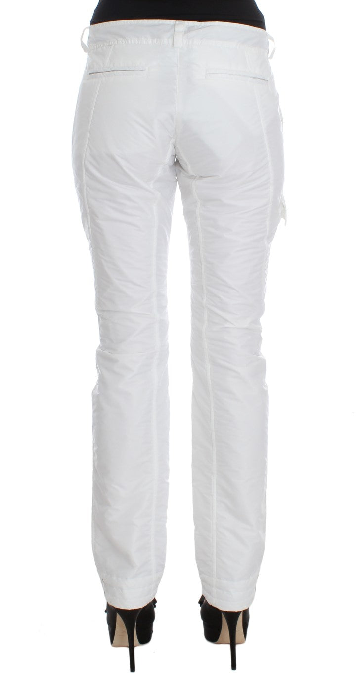 Ermanno Scervino White Cargo Pants for Women detail view