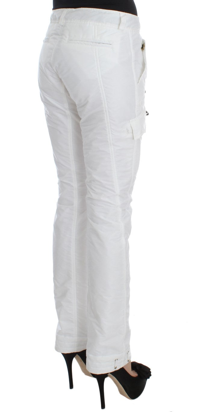 Ermanno Scervino White Cargo Pants for Women side view