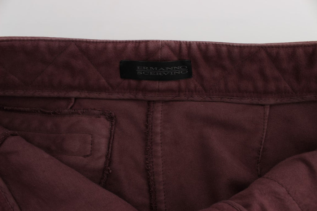 Ermanno Scervino Red Cargo Pants for Women additional view