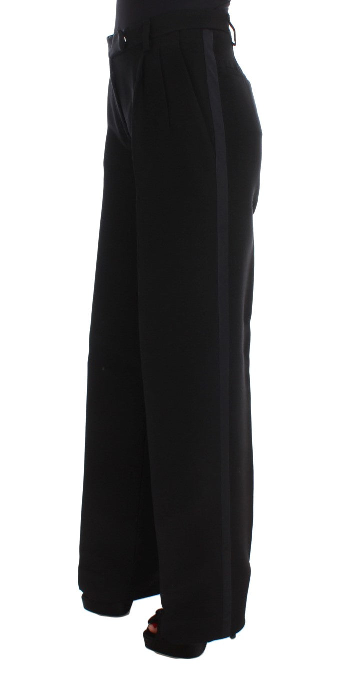 Ermanno Scervino Black Flared Pants for Women alternate view