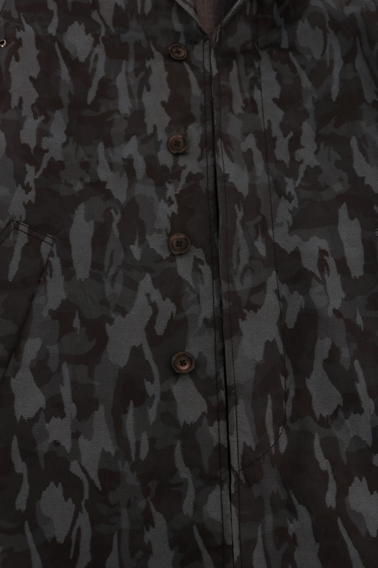 Dolce & Gabbana Blue Trench Coats for Men additional view