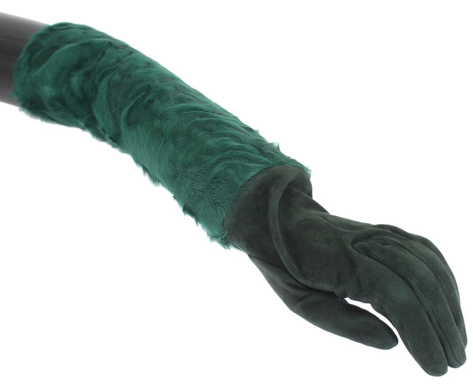 Dolce & Gabbana Green Gloves for Women