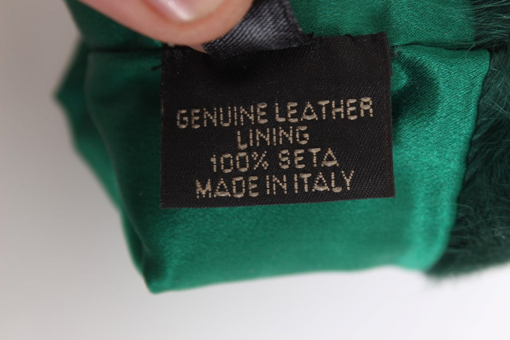 Dolce & Gabbana Green Gloves for Women additional view