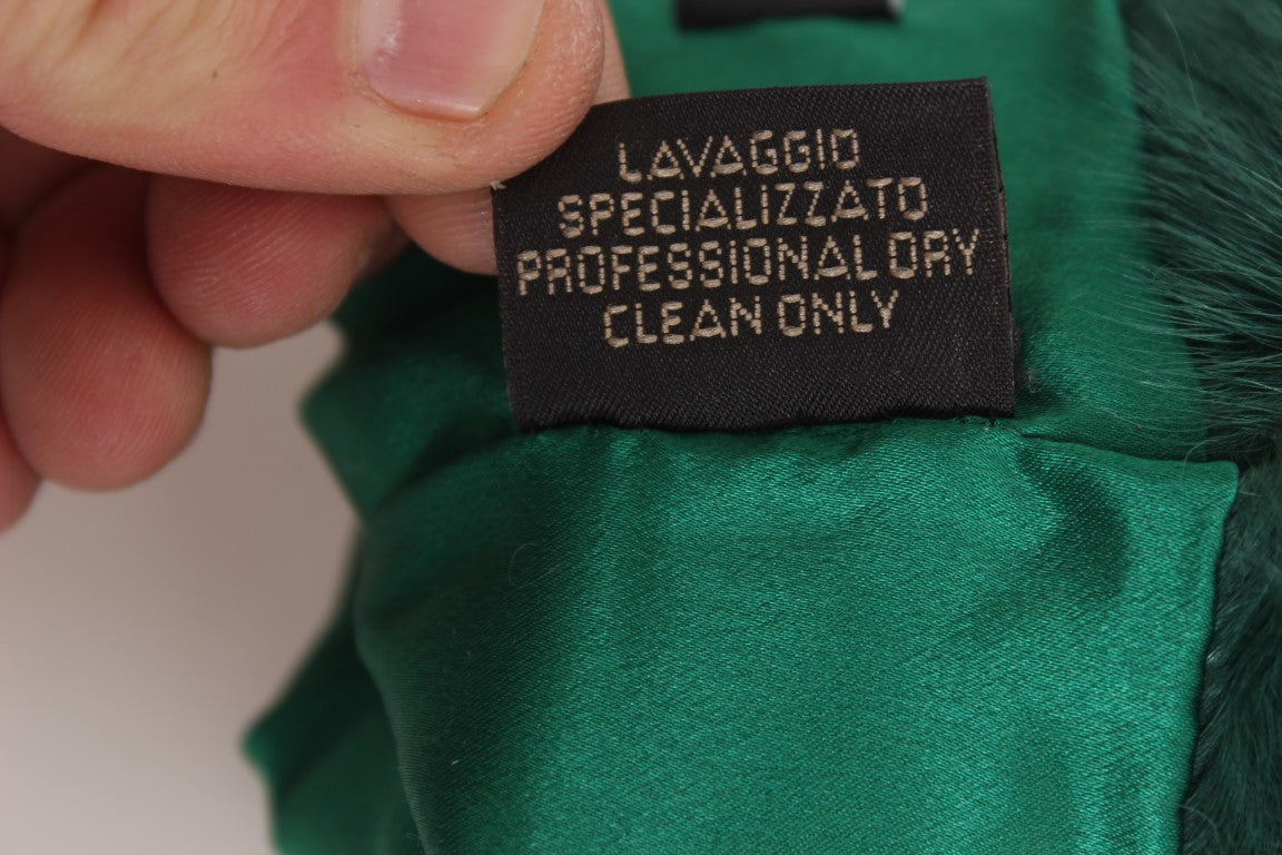 Dolce & Gabbana Green Gloves for Women additional view