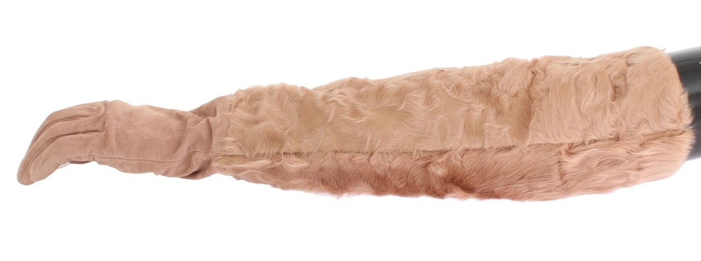 Dolce & Gabbana Beige Gloves for Women detail view