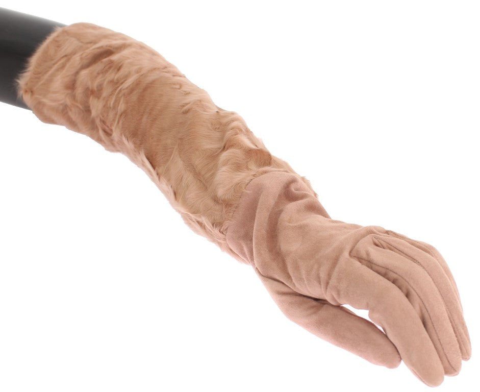 Dolce & Gabbana Beige Gloves for Women
