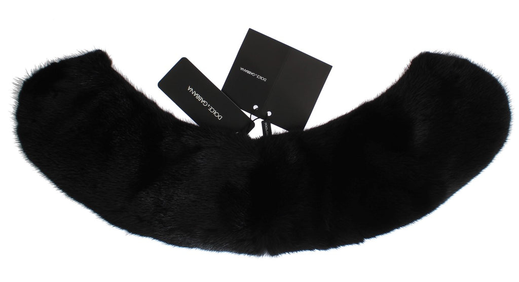 Dolce & Gabbana Black Scarf for Women side view