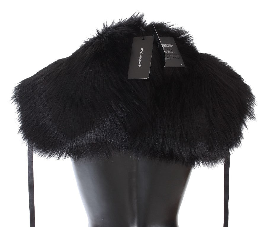 Dolce & Gabbana Black Scarf for Women side view