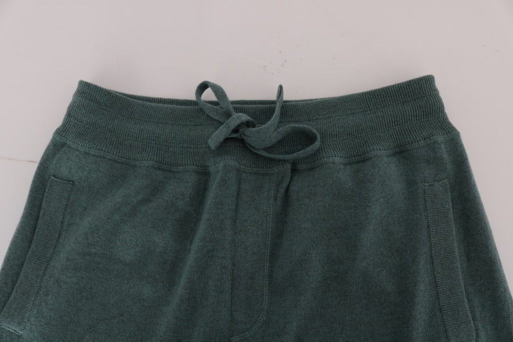 Pantalon de survêtement Dolce & Gabbana en cachemire vert