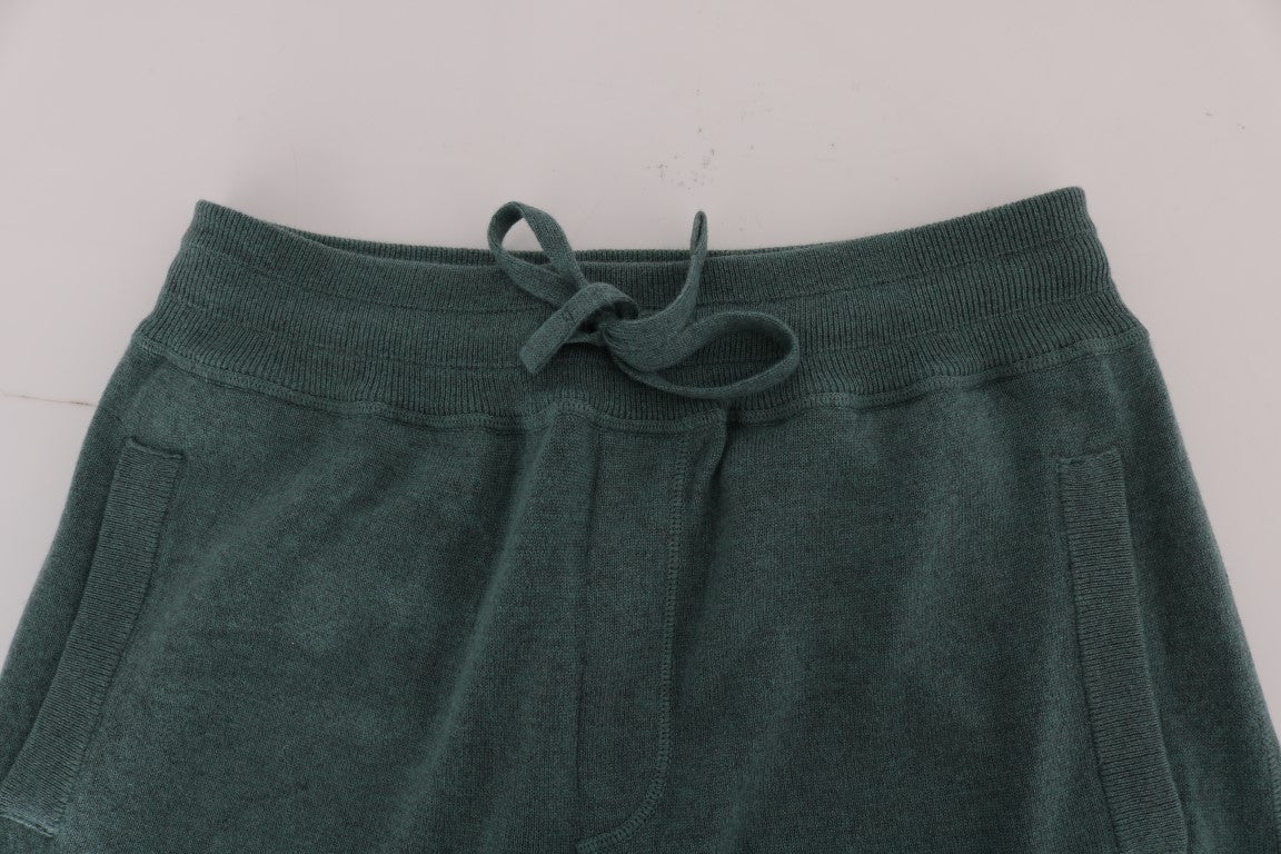 Pantalon de survêtement Dolce & Gabbana en cachemire vert