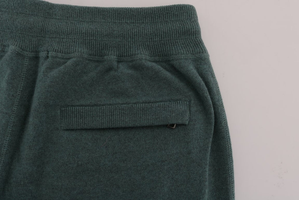 Pantalon de survêtement Dolce & Gabbana en cachemire vert