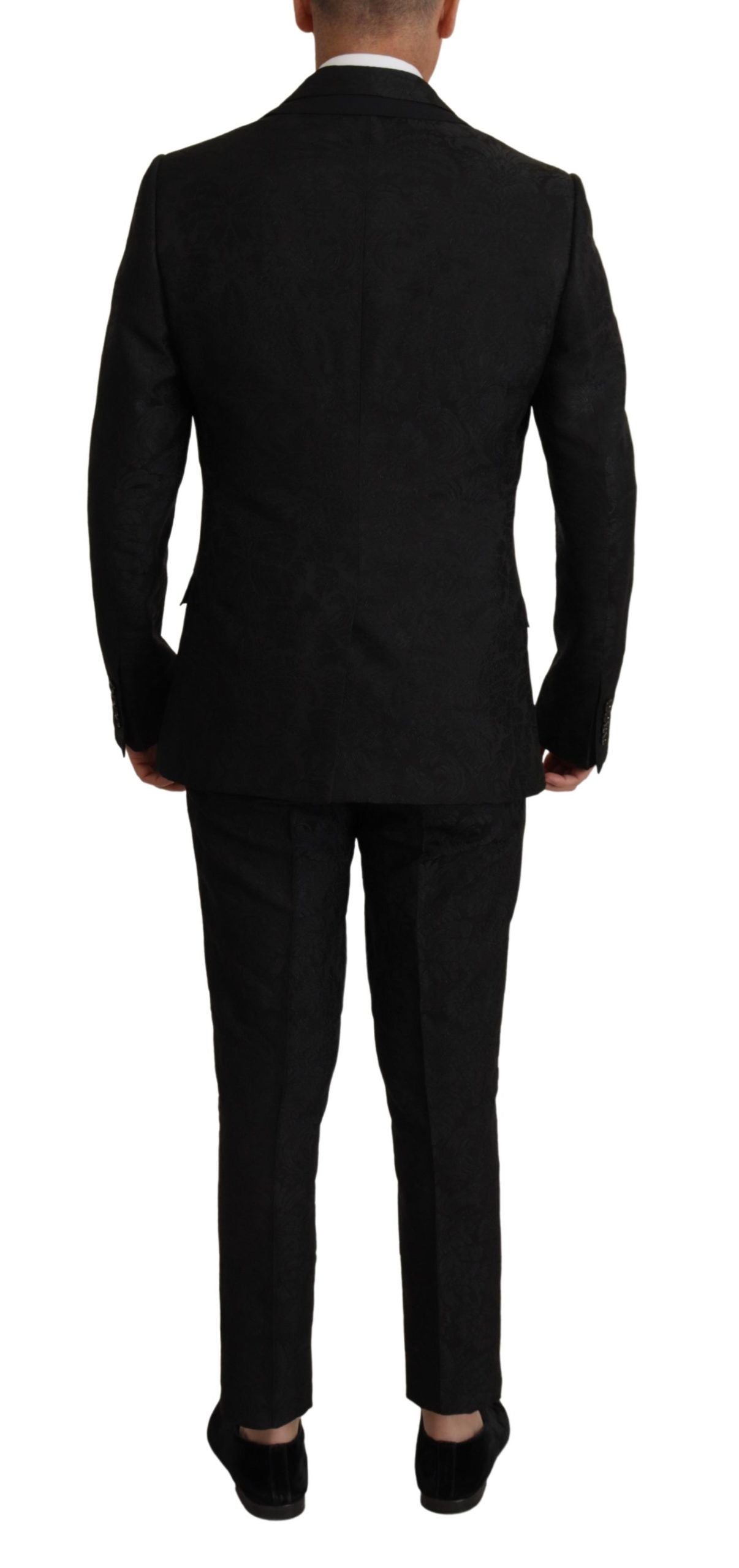 Dolce & Gabbana Black Two Piece Suits for Men detail view