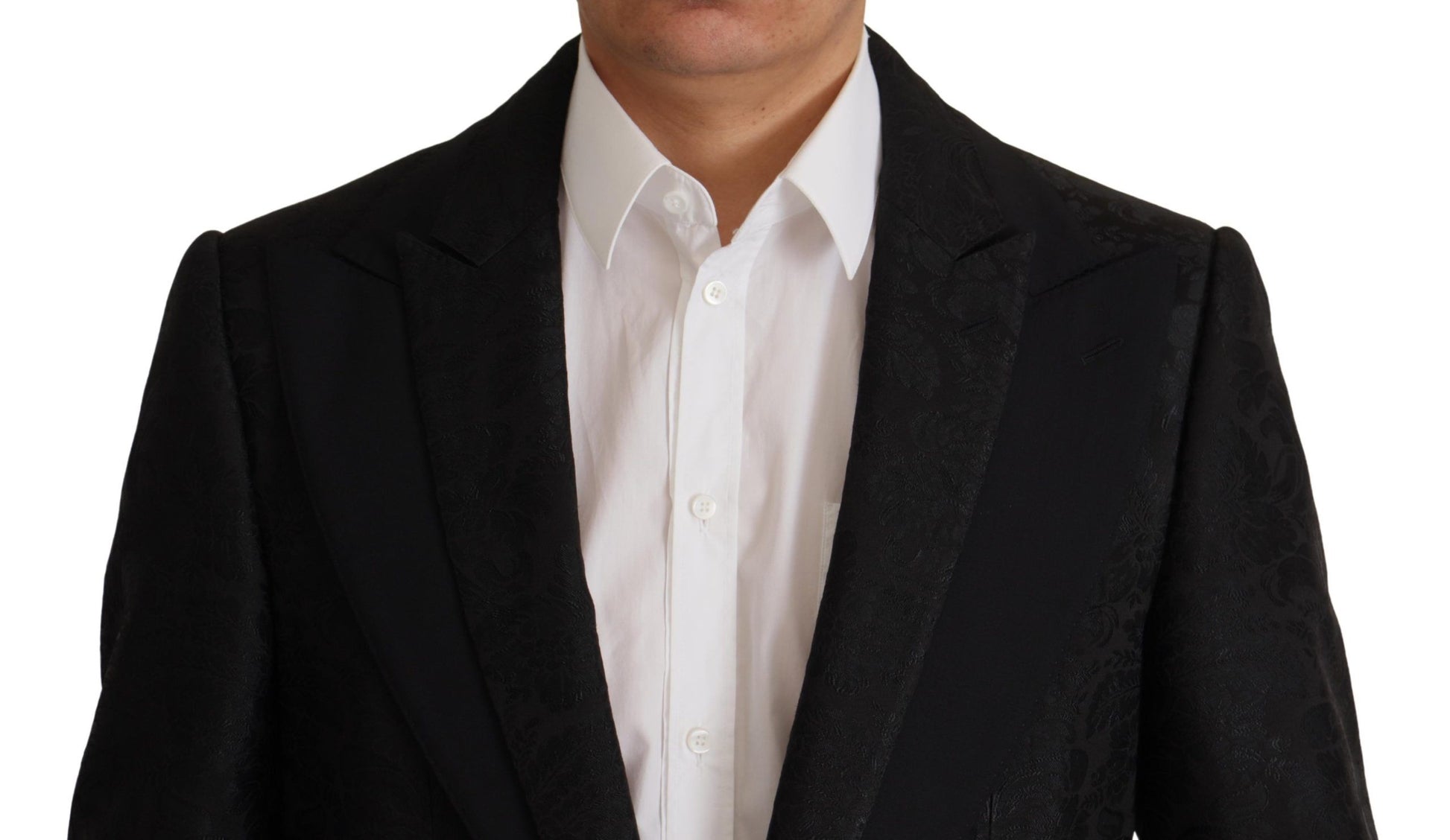 Dolce & Gabbana Black Two Piece Suits for Men side view