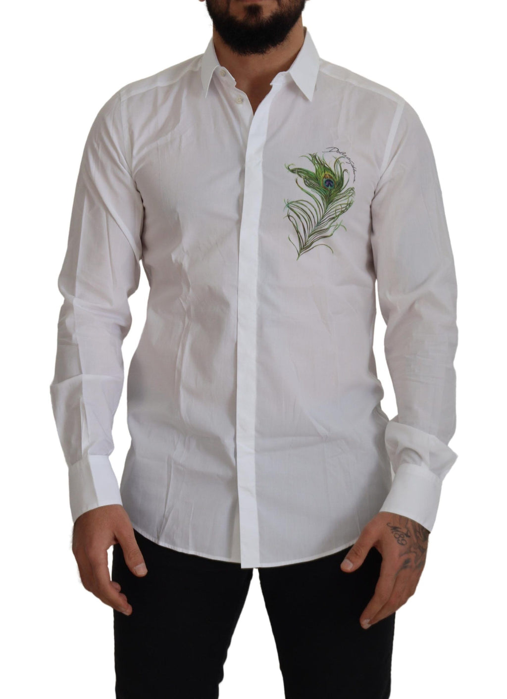 Dolce & Gabbana White Dress Shirt for Men
