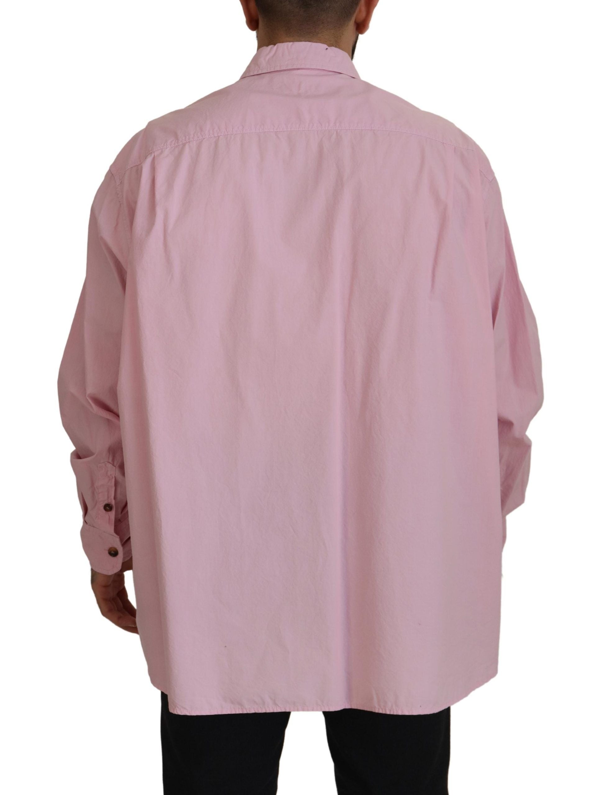 Dolce & Gabbana Pink Dress Shirt for Men detail view