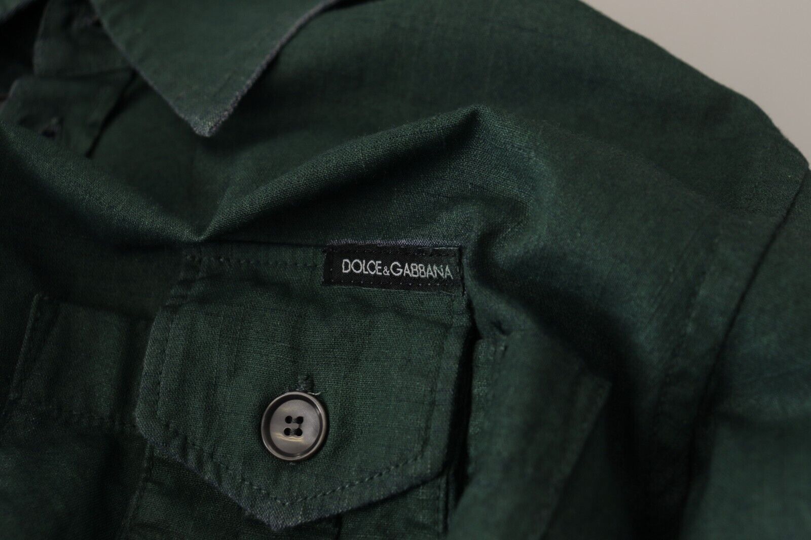 Dolce & Gabbana Green Dress Shirt for Men additional view
