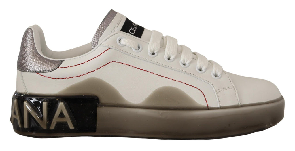 Dolce & Gabbana White Low Top Sneakers for Women