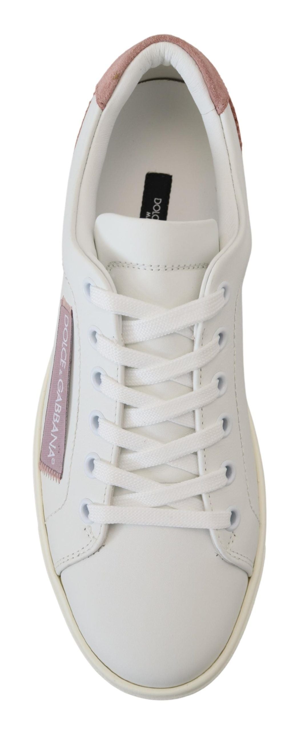 Dolce & Gabbana White Low Top Sneakers for Women detail view