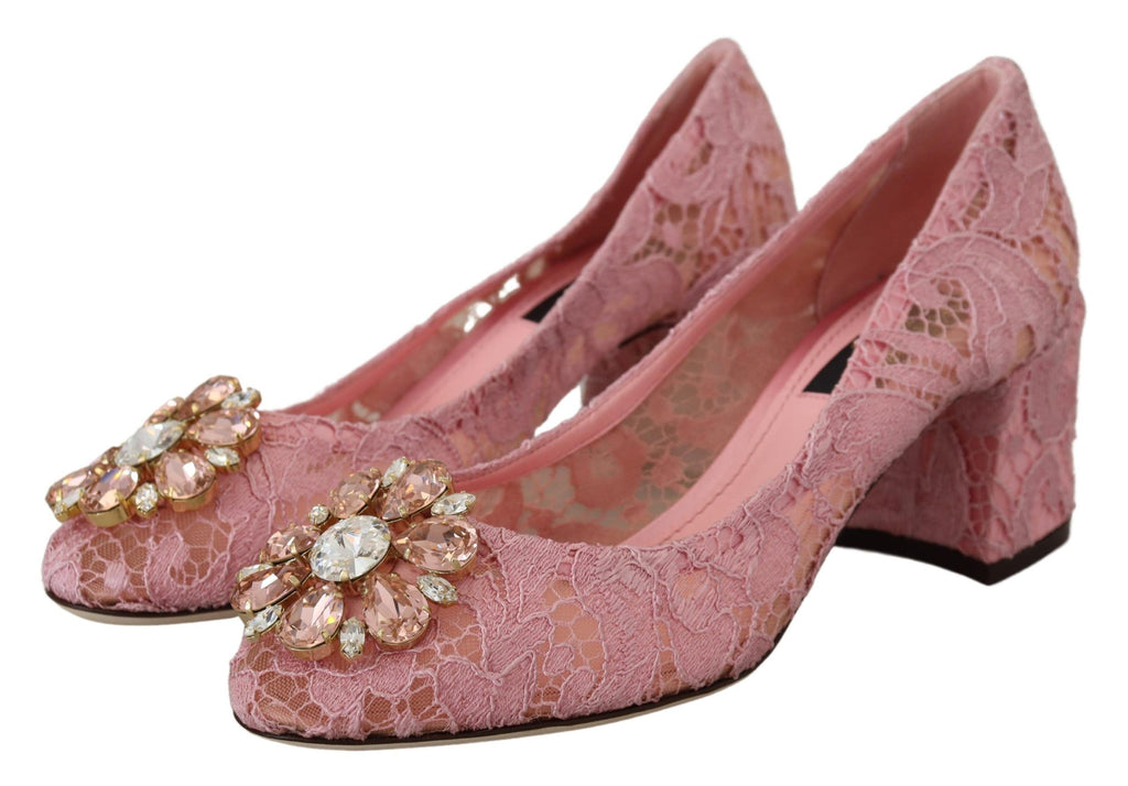 Dolce & Gabbana Pink Mid Heel for Women alternate view