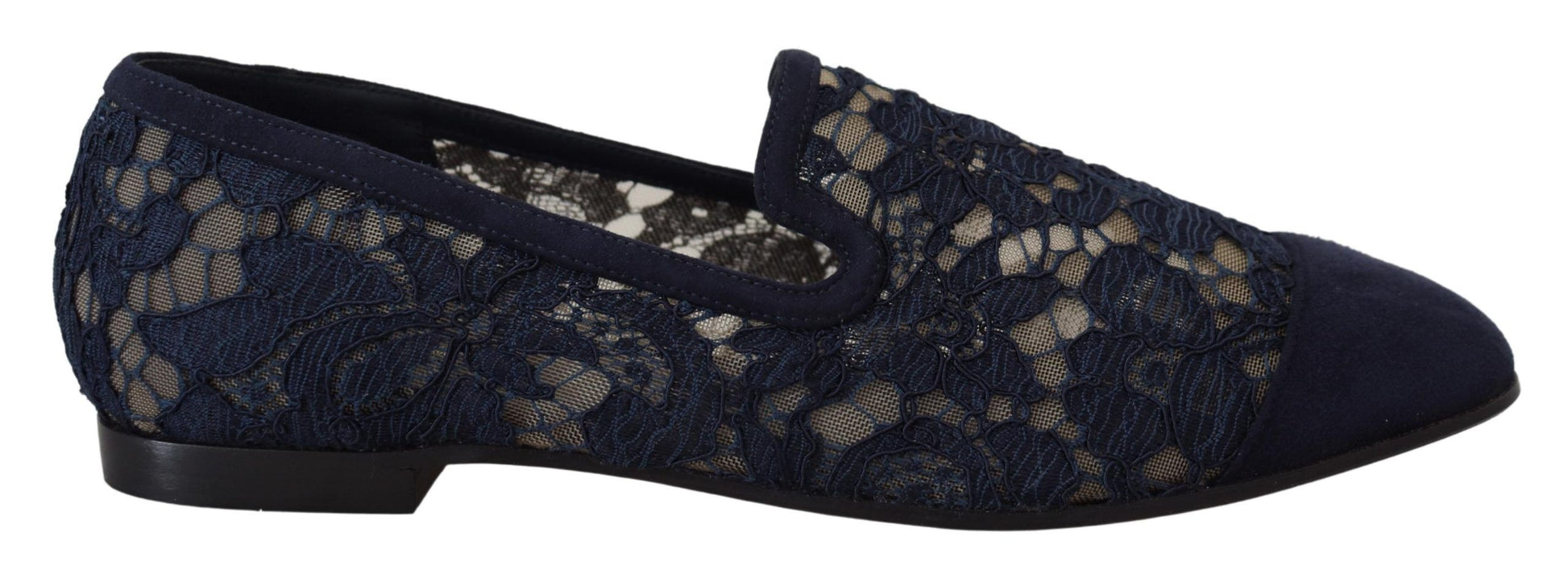 Dolce & Gabbana Blue Slip On Loafers for Women