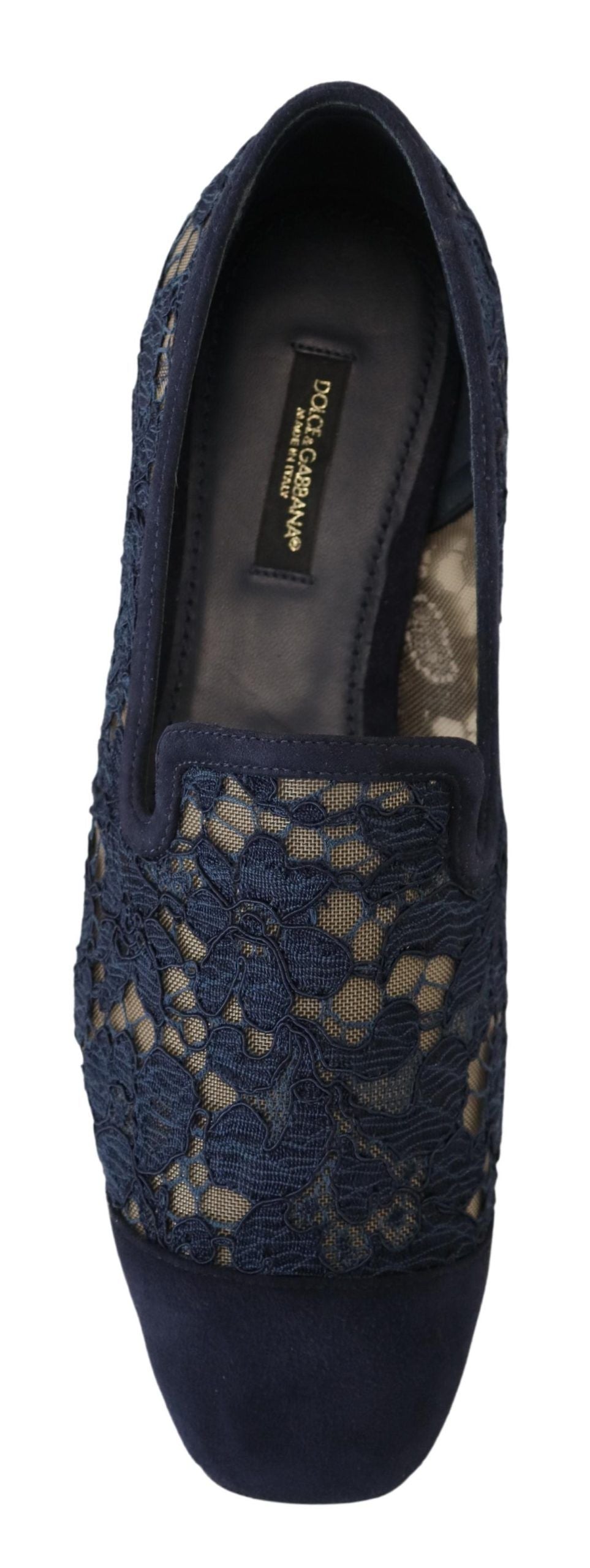 Dolce & Gabbana Blue Slip On Loafers for Women additional view