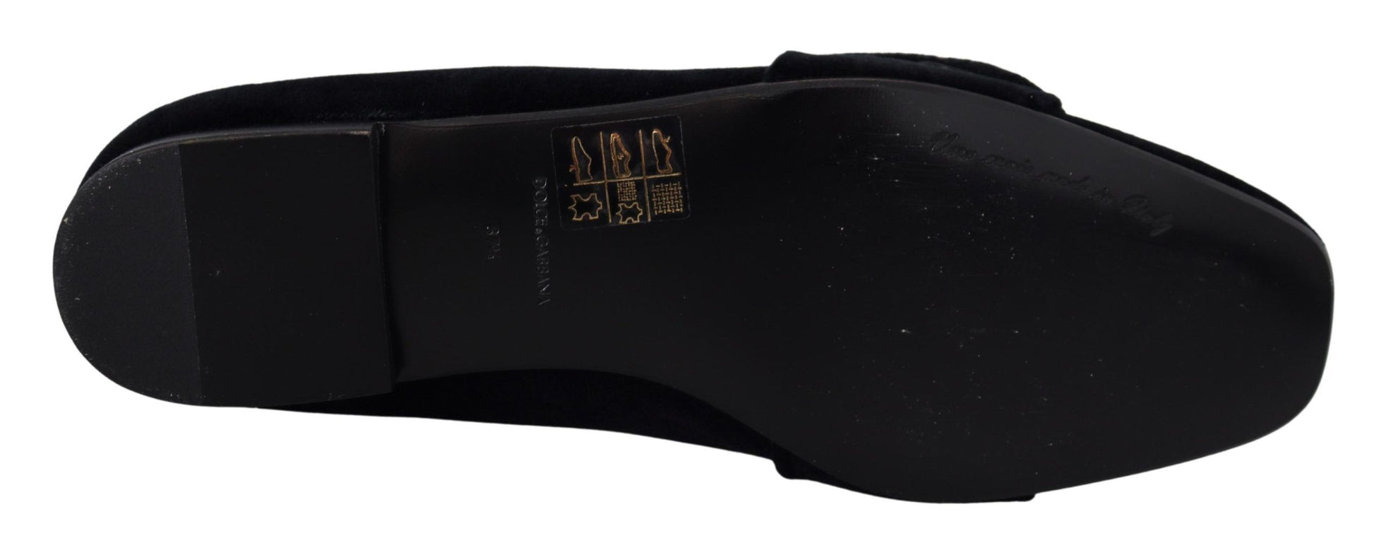 Dolce & Gabbana Black Slip On Loafers for Women alternate view