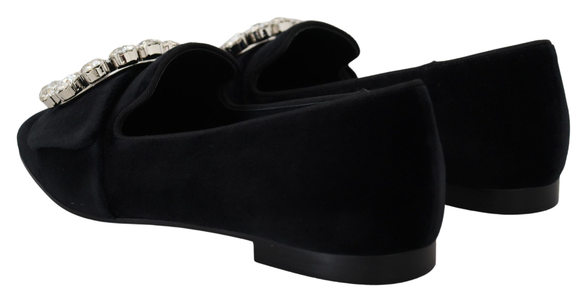 Dolce & Gabbana Black Slip On Loafers for Women additional view
