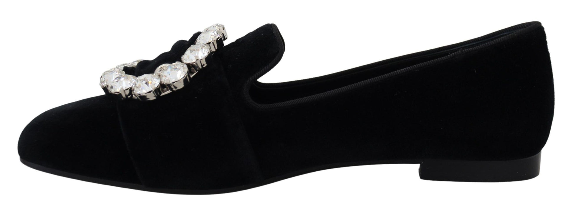 Dolce & Gabbana Black Slip On Loafers for Women additional view