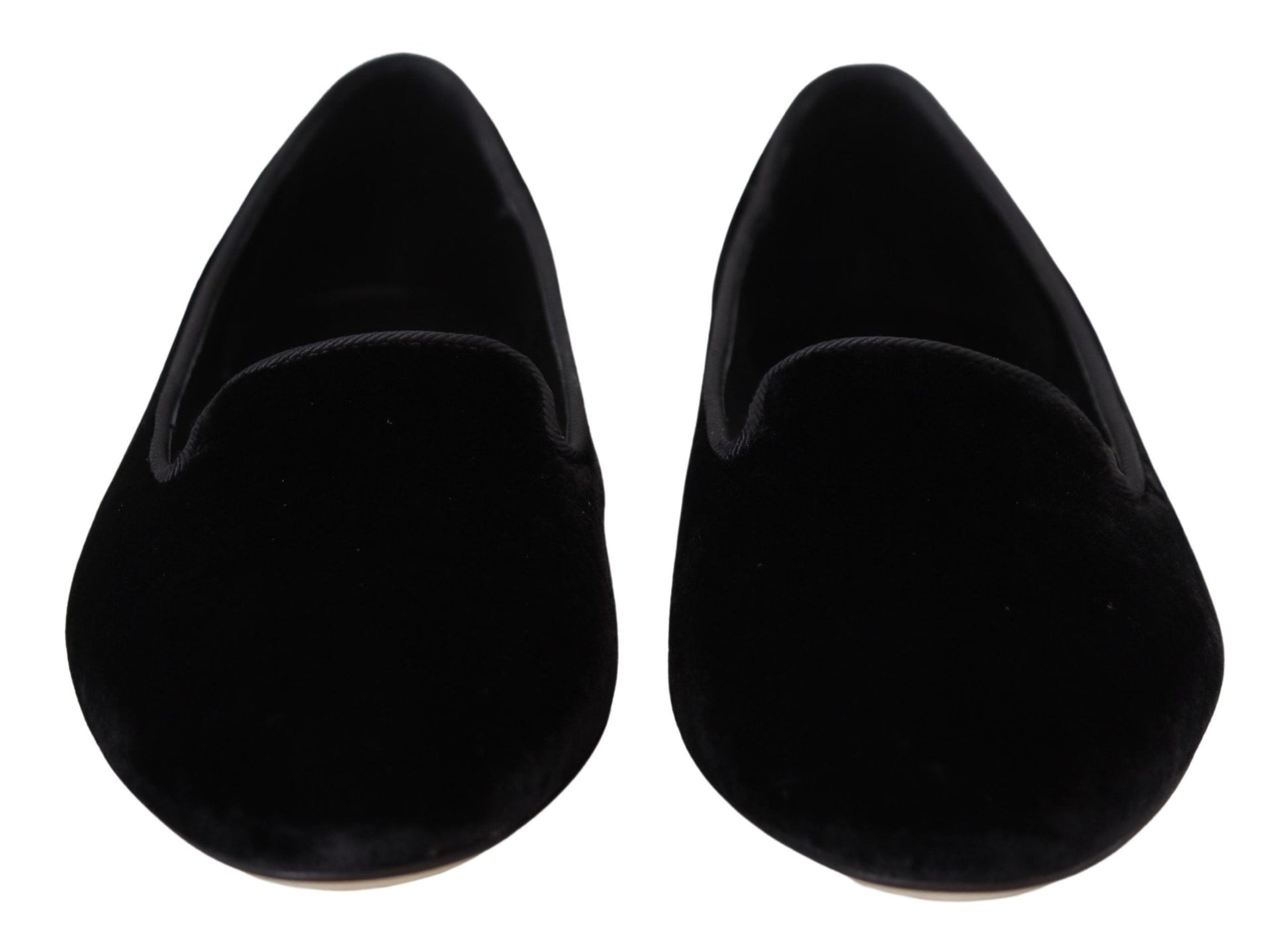 Dolce & Gabbana Black Slip On Loafers for Women additional view