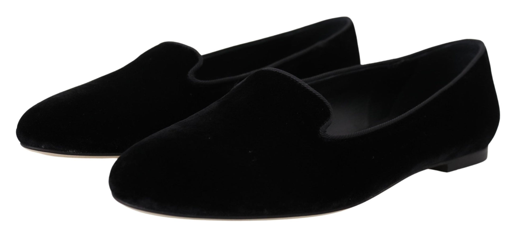 Dolce & Gabbana Black Slip On Loafers for Women additional view