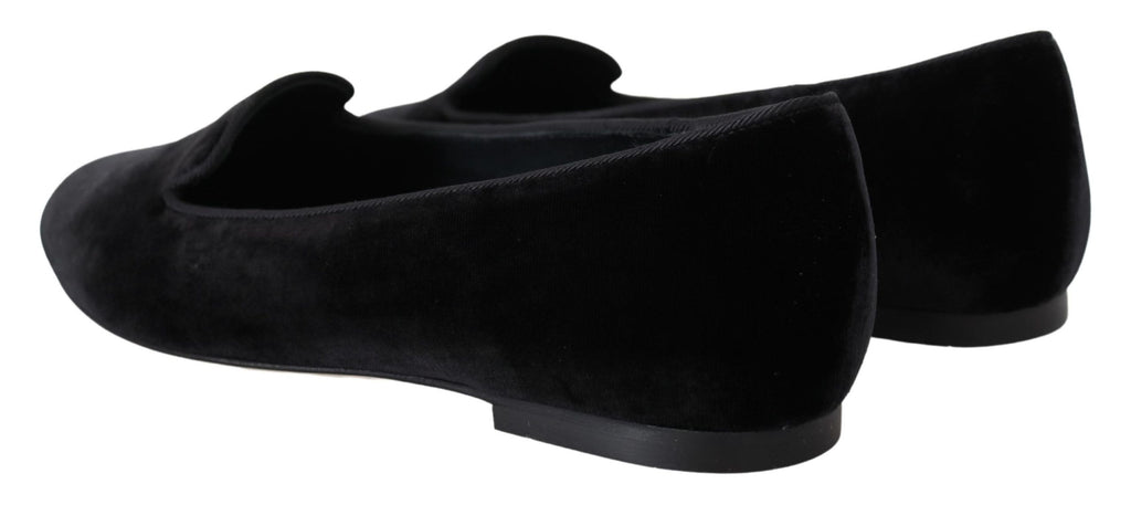 Dolce & Gabbana Black Slip On Loafers for Women additional view