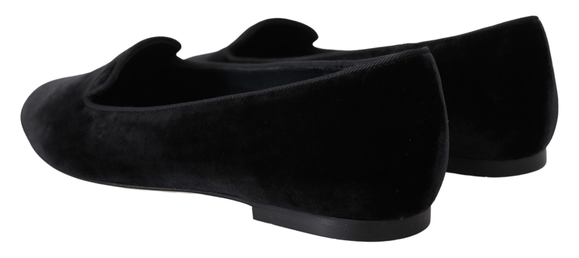 Dolce & Gabbana Black Slip On Loafers for Women additional view