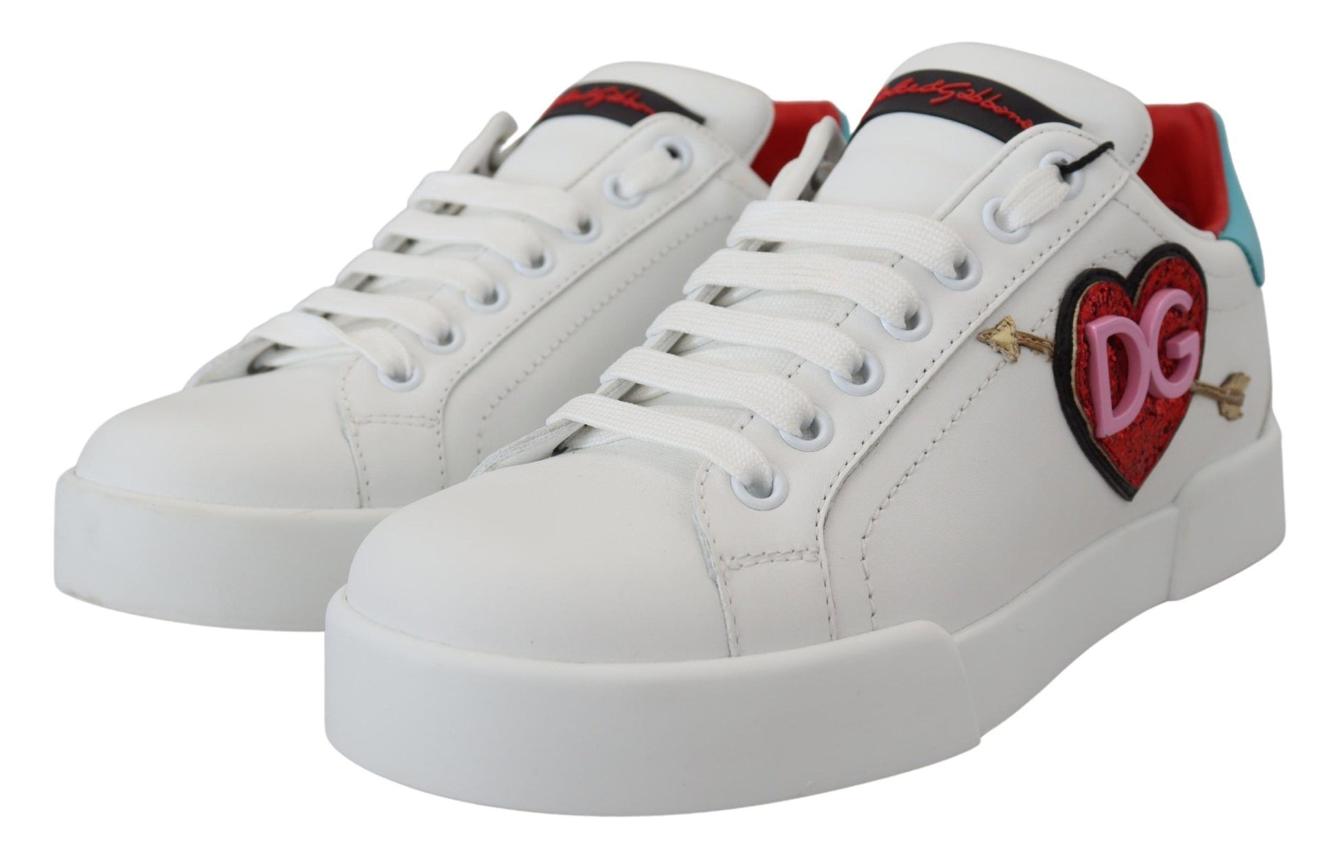 Dolce & Gabbana White Platform Sneakers for Women alternate view
