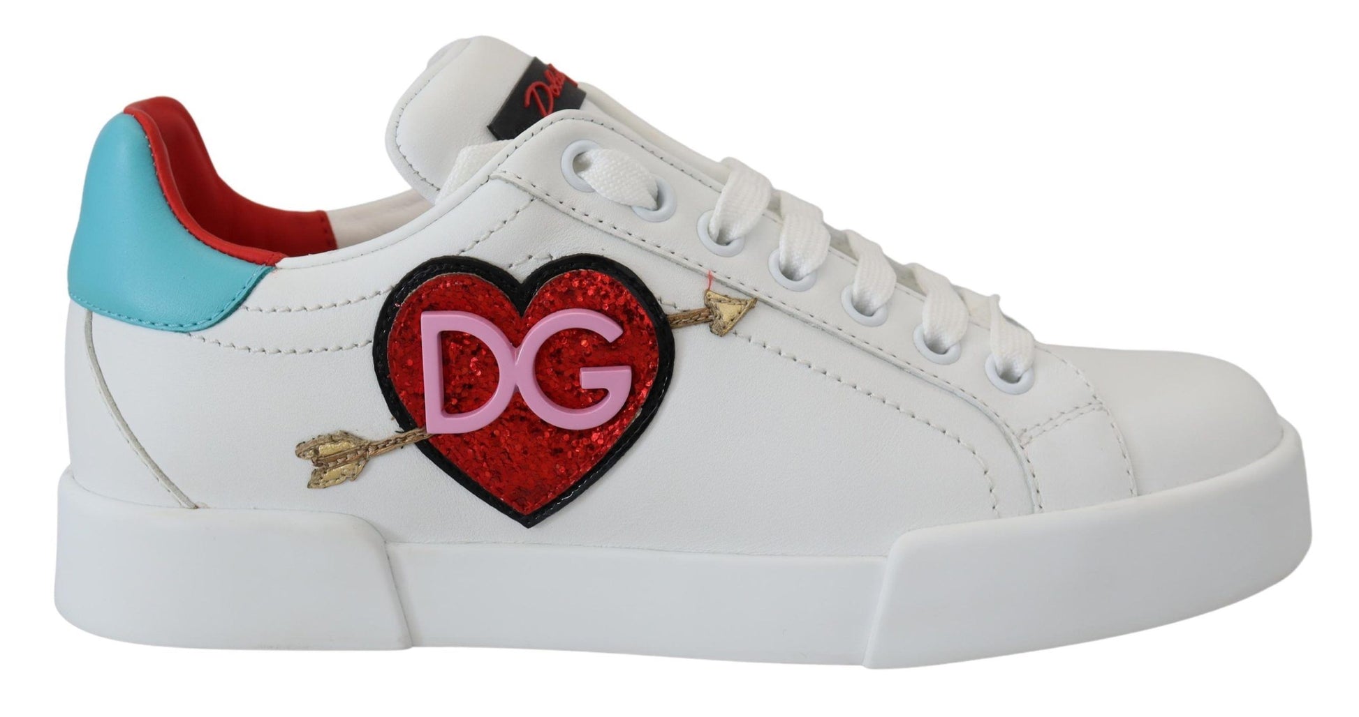 Dolce & Gabbana White Platform Sneakers for Women