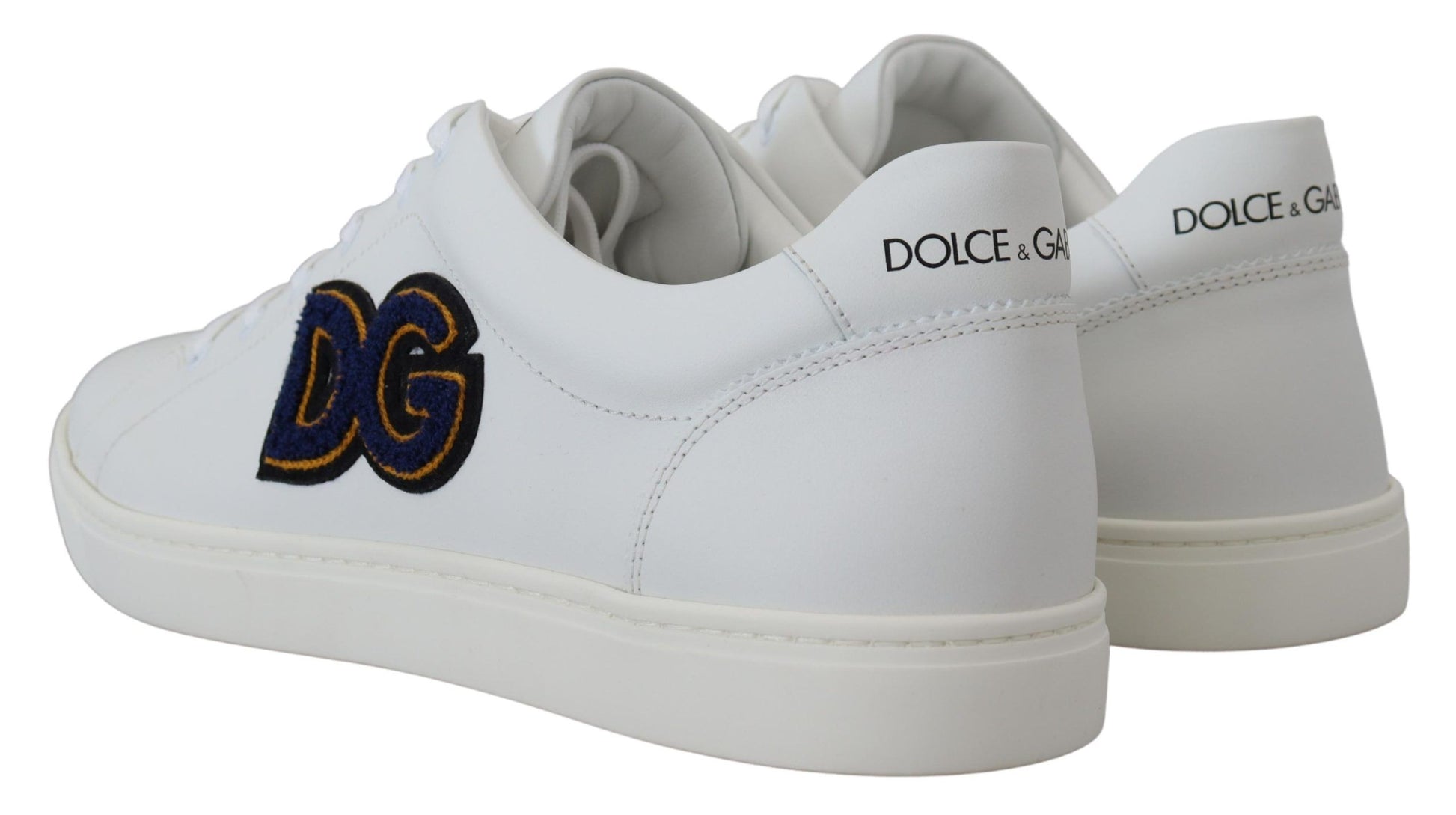 Dolce & Gabbana White Low Top Sneakers for Men detail view