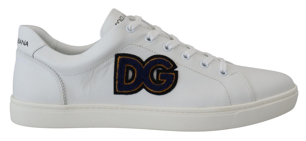 Dolce & Gabbana White Low Top Sneakers for Men