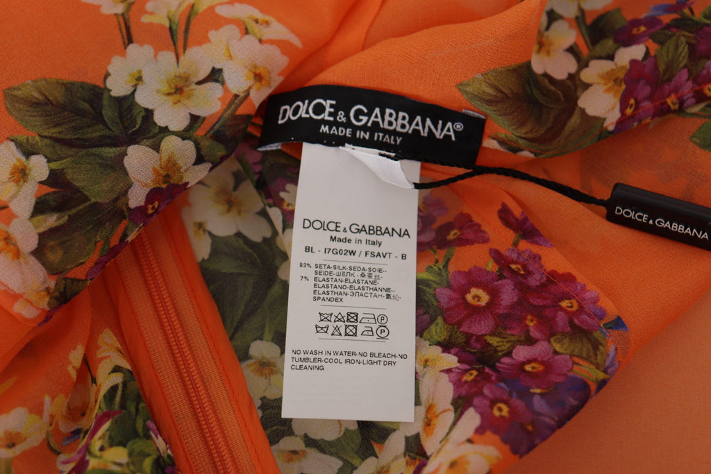 Dolce & Gabbana Orange Long Sleeve T-Shirt for Women additional view