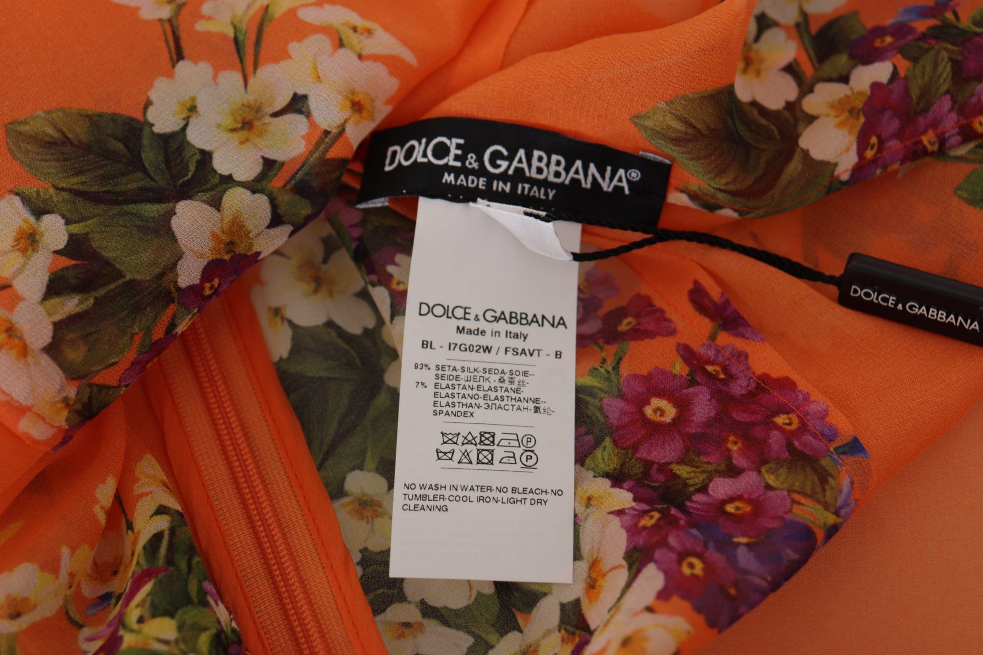 Dolce & Gabbana Orange Long Sleeve T-Shirt for Women additional view