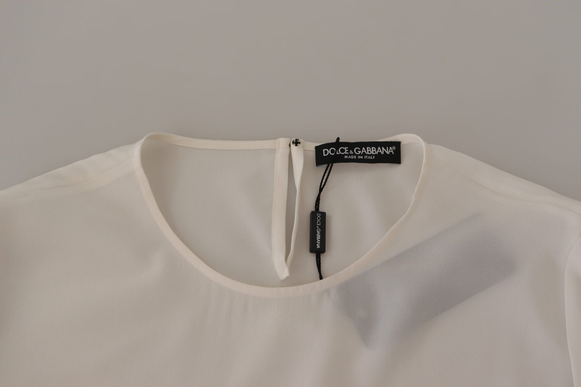 Dolce & Gabbana White Long Sleeve T-Shirt for Women additional view