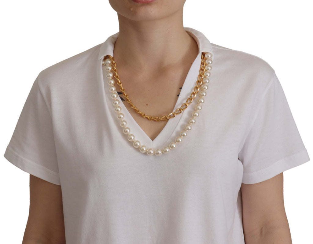 Dolce & Gabbana White T-Shirt for Women detail view