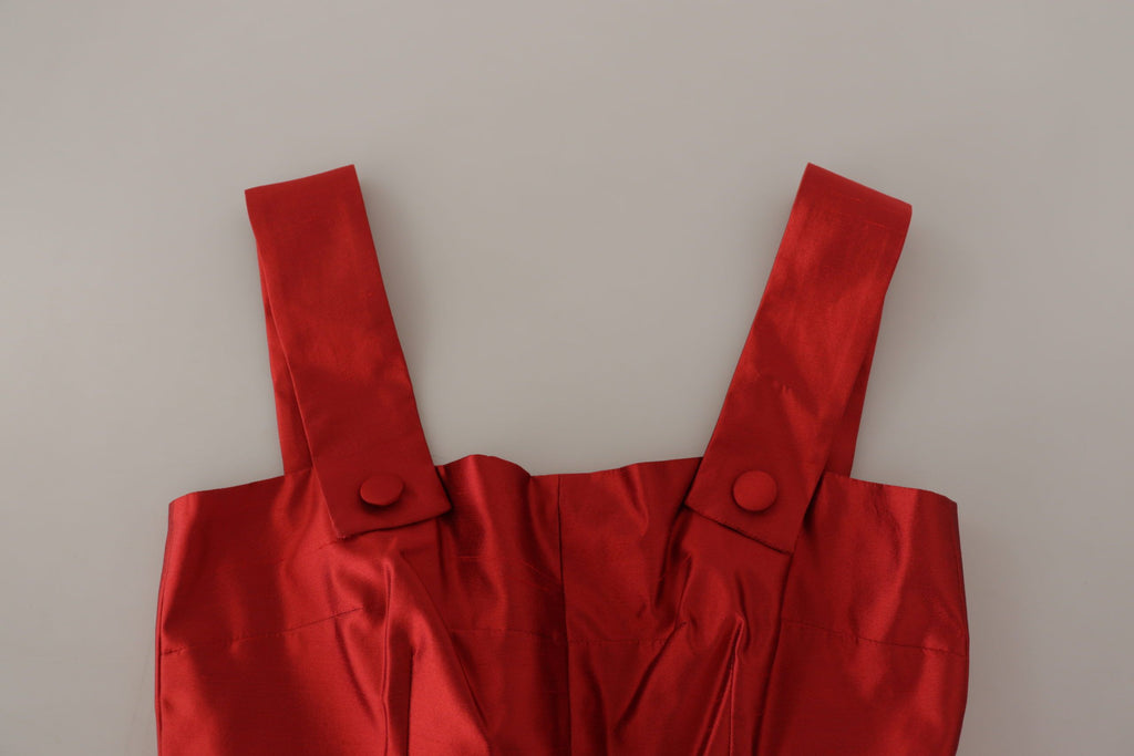 Dolce & Gabbana Red Midi Dress for Women additional view