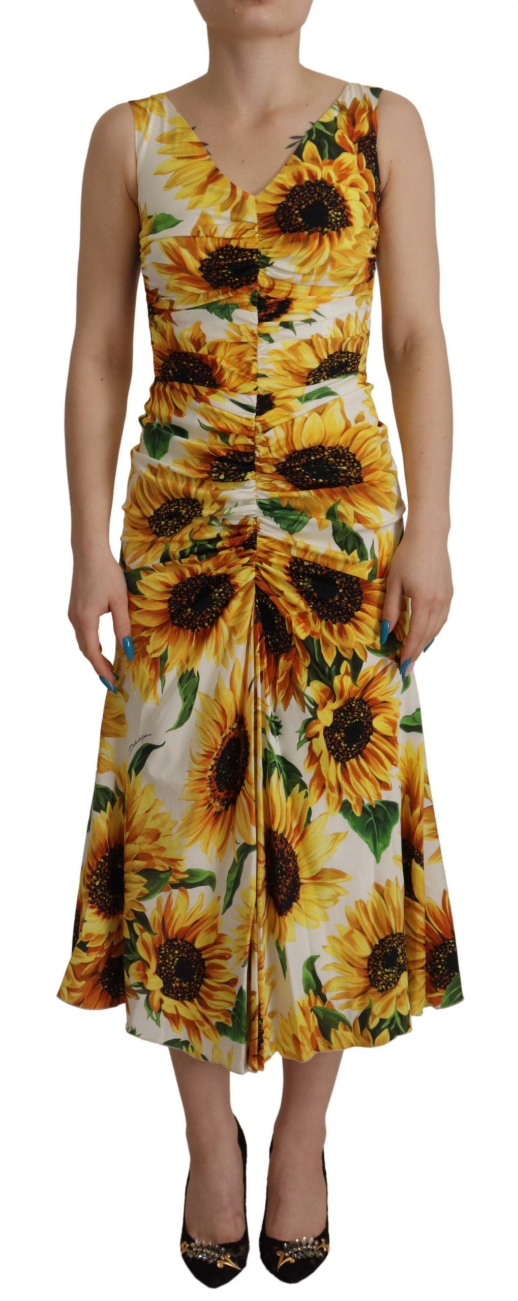 Dolce & Gabbana White Midi Dress for Women