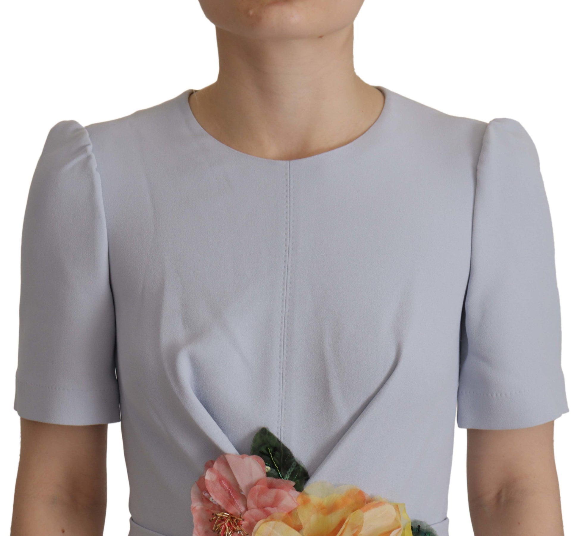 Dolce & Gabbana Blue Midi Dress for Women side view