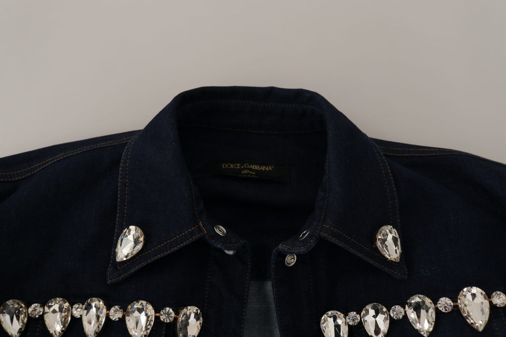 Dolce & Gabbana Blue Denim Jackets for Women additional view