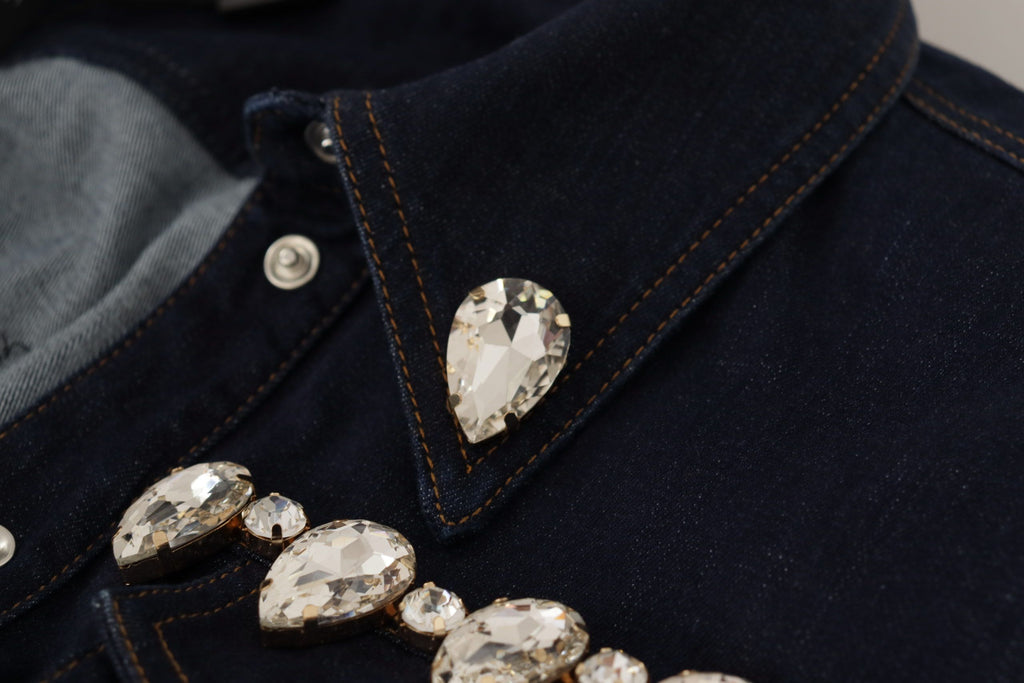 Dolce & Gabbana Blue Denim Jackets for Women additional view