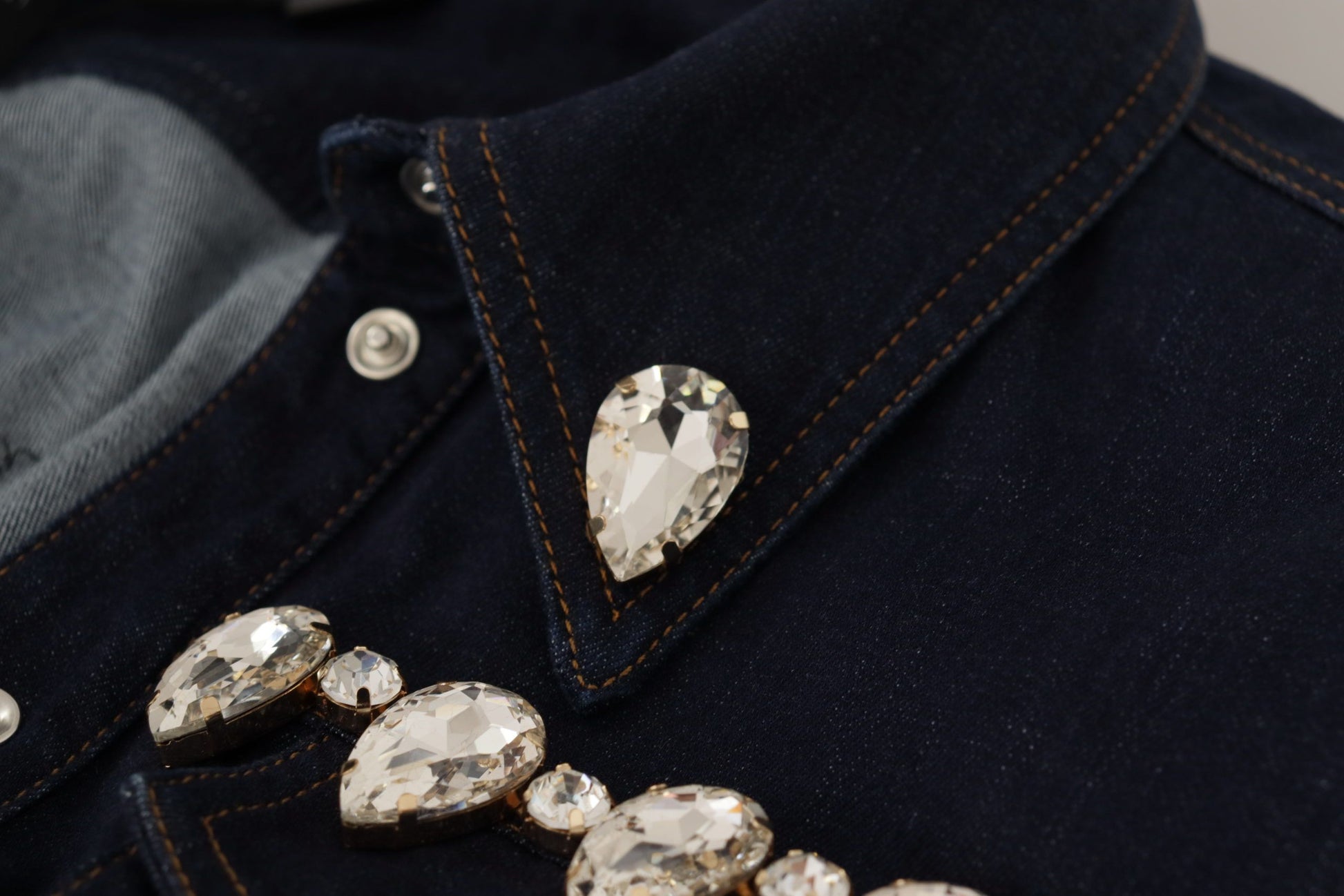 Dolce & Gabbana Blue Denim Jackets for Women additional view