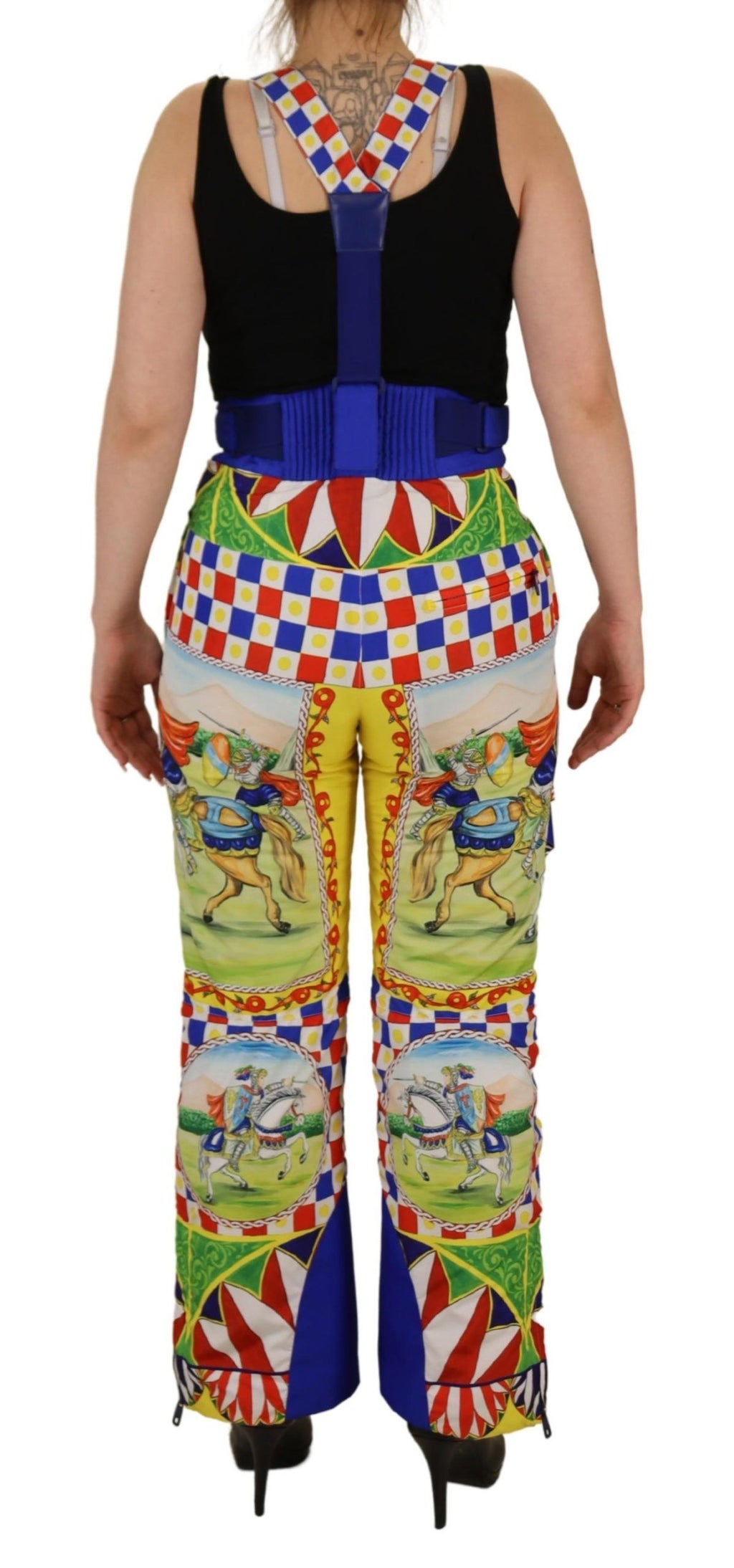 Dolce & Gabbana Multicolor Flared Pants for Women alternate view